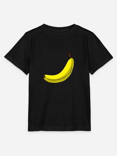 Banane - Stanley/Stella Kinder T-Shirt MINI CREATOR  - Schwarz