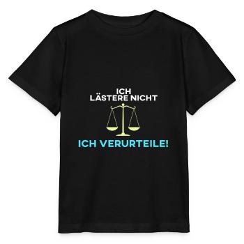 Anwalt Jurist - Stanley/Stella Kinder T-Shirt MINI CREATOR  - Schwarz - Vorne - Mikhail (115cm)