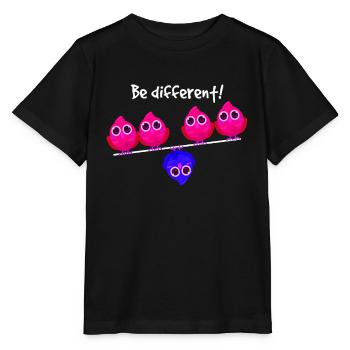 Be different Birds Bird Be Different Individual - Stanley/Stella MINI CREATOR Kids’ T-Shirt - black - Front - Mikhail (115cm)
