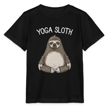 la paresse - T-shirt bio MINI CREATOR Stanley/Stella Enfant - noir - Devant - Mikhail (115cm)