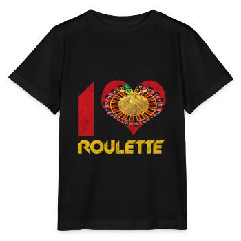 I love Roulette ich liebeRoulette - Stanley/Stella Kinder T-Shirt MINI CREATOR  - Schwarz - Vorne - Mikhail (115cm)