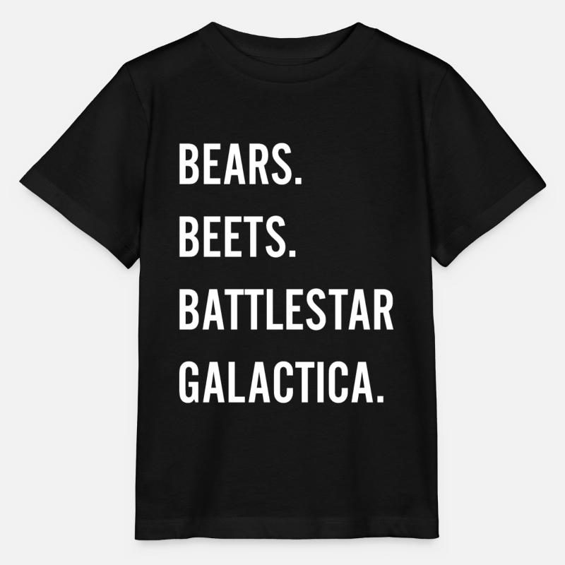 Ours Betteraves Battlestar Galactica - T-shirt bio MINI CREATOR Stanley/Stella Enfant - noir