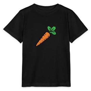 Navet aux carottes et aux carottes - T-shirt bio MINI CREATOR Stanley/Stella Enfant - noir - Devant - Mikhail (115cm)