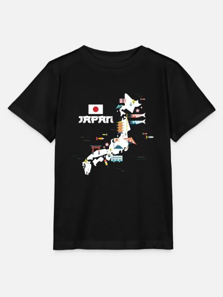 Japan - Stanley/Stella Kinder T-Shirt MINI CREATOR - Schwarz