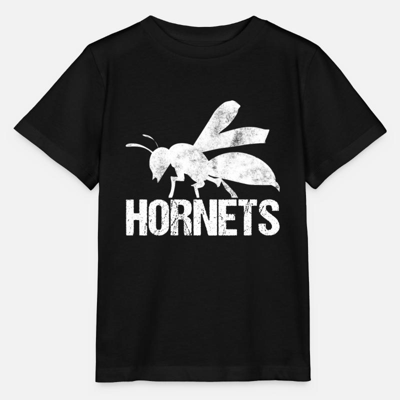 Retro Hornisse - Stanley/Stella Kinder T-Shirt MINI CREATOR  - Schwarz