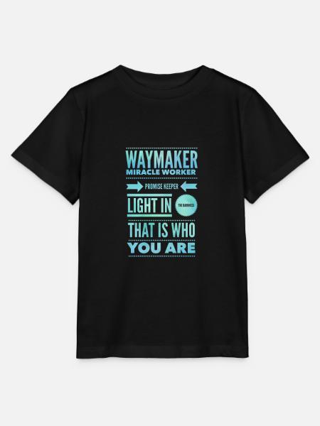 Waymaker & Christian Clothing - Stanley/Stella MINI CREATOR Kids’ T-Shirt - black