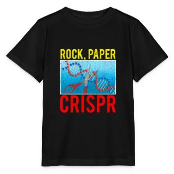Crispr Funny Biology Student Science Biologist DNA - Stanley/Stella MINI CREATOR Kids’ T-Shirt - black - Front - Mikhail (115cm)