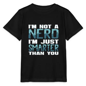 Nerd - Stanley/Stella MINI CREATOR Kids’ T-Shirt - black - Front - Mikhail (115cm)