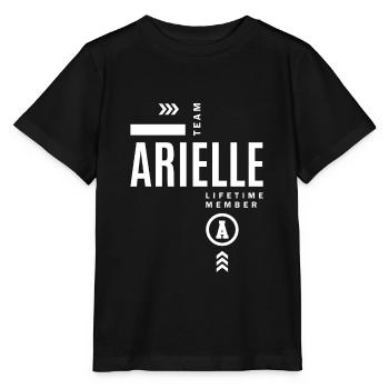  Personalized Name Birthday Gift - Stanley/Stella MINI CREATOR Kids’ T-Shirt - black - Front - Mikhail (115cm)