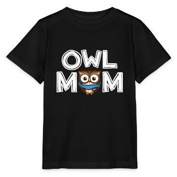 Chouette maman cadeau fête des mères chouette maman dames - T-shirt bio MINI CREATOR Stanley/Stella Enfant - noir - Devant - Mikhail (115cm)