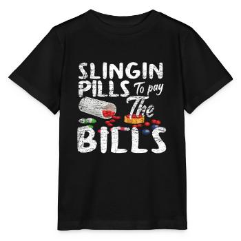 pharmacist - Stanley/Stella MINI CREATOR Kids’ T-Shirt - black - Front - Mikhail (115cm)