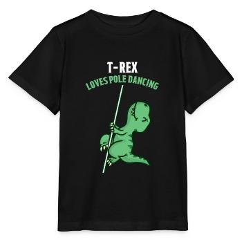 Pole Dance Dancing - Stanley/Stella Kinder T-Shirt MINI CREATOR  - Schwarz - Vorne - Mikhail (115cm)
