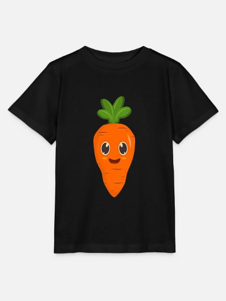 Möhre Karotte Gemüse - Stanley/Stella Kinder T-Shirt MINI CREATOR  - Schwarz