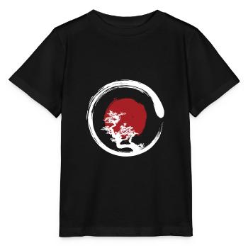 Zen Circle - Stanley/Stella Kinder T-Shirt MINI CREATOR  - Schwarz - Vorne - Mikhail (115cm)