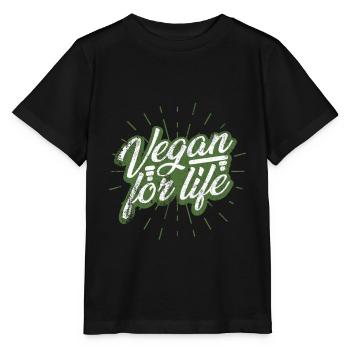 Vegan vegans - Stanley/Stella MINI CREATOR Kids’ T-Shirt - black - Front - Mikhail (115cm)
