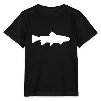 Drôle de truite de pêche pêche d’eau douce - T-shirt bio MINI CREATOR Stanley/Stella Enfant - noir - Devant - Mikhail (115cm)