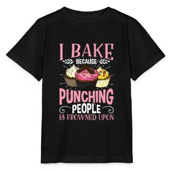 Cuisson de l'humour de boulanger de petit gâteau rugueux - T-shirt bio MINI CREATOR Stanley/Stella Enfant - noir - Devant - Mikhail (115cm)