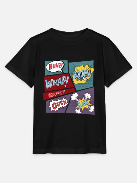 Comic Superhelden Comicbücher Kinder Geschenk - Stanley/Stella Kinder T-Shirt MINI CREATOR - Schwarz