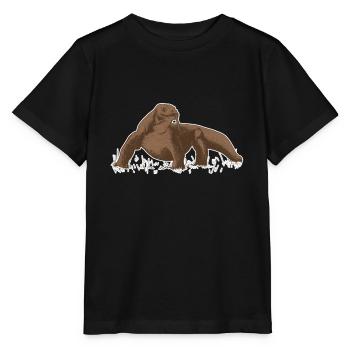 Komodowaran Komododrache Bindenwaran - Stanley/Stella Kinder T-Shirt MINI CREATOR  - Schwarz - Vorne - Mikhail (115cm)