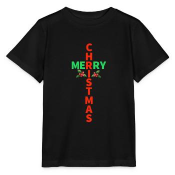 Noél, noël, noël, noël, noël, noël, noël, noël - T-shirt bio MINI CREATOR Stanley/Stella Enfant - noir - Devant - Mikhail (115cm)