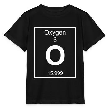 Oxygène Oxygène élément chimique chimique - T-shirt bio MINI CREATOR Stanley/Stella Enfant - noir - Devant - Mikhail (115cm)