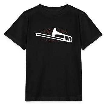 Posaune - Stanley/Stella Kinder T-Shirt MINI CREATOR  - Schwarz - Vorne - Mikhail (115cm)