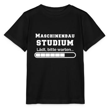 Maschinenbau Student Maschi Maschinenbau Studium - Stanley/Stella Kinder T-Shirt MINI CREATOR  - Schwarz - Vorne - Mikhail (115cm)