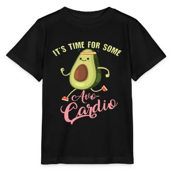 avocardio cardio training jogging running cardio - Stanley/Stella MINI CREATOR Kids’ T-Shirt - black - Front - Mikhail (115cm)