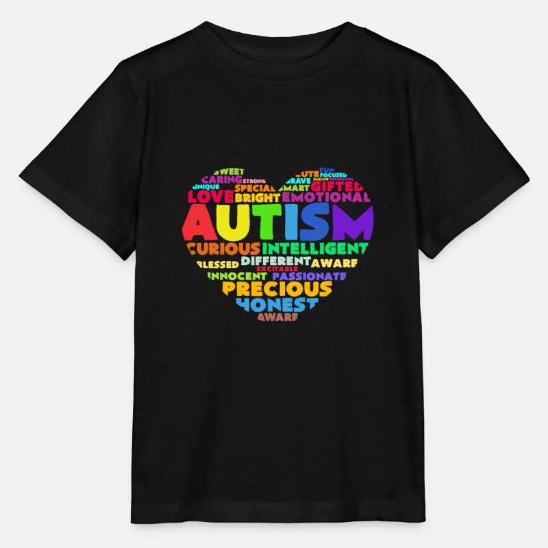 autisme - T-shirt bio MINI CREATOR Stanley/Stella Enfant - noir