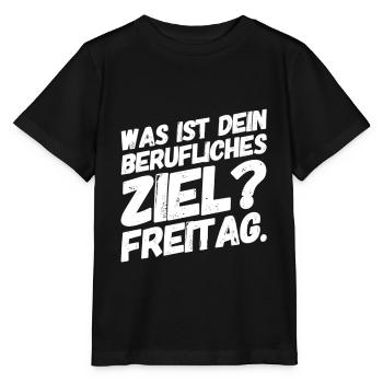 Bürohumor Freitag Lustiger Spruch - Stanley/Stella Kinder T-Shirt MINI CREATOR  - Schwarz - Vorne - Mikhail (115cm)