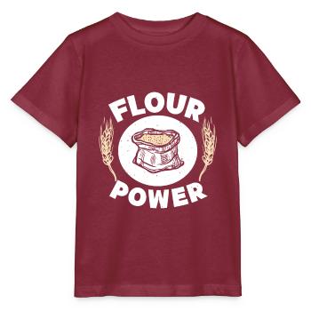 Petits gâteaux de boulanger de farine - T-shirt bio MINI CREATOR Stanley/Stella Enfant - bordeaux - Devant - Kain (125cm)