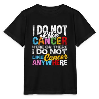 Chemo Krebs Heilung Therapie Sprüche - Stanley/Stella Kinder T-Shirt MINI CREATOR  - Schwarz - Vorne - Mikhail (115cm)