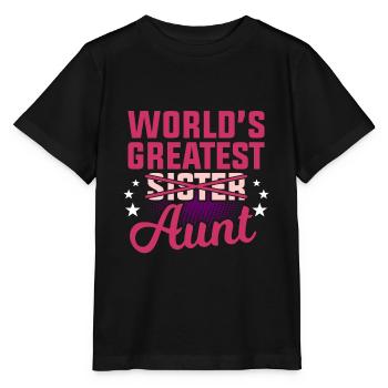 aunt - Stanley/Stella MINI CREATOR Kids’ T-Shirt - black - Front - Mikhail (115cm)