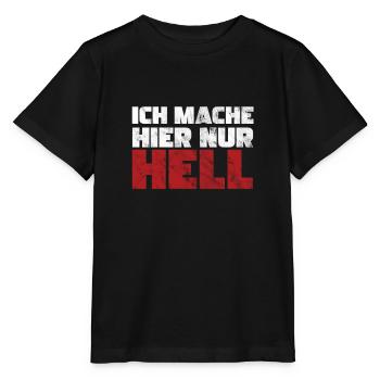Ich Mache Hier Hell Lichttechniker Licht Geschenk - Stanley/Stella Kinder T-Shirt MINI CREATOR  - Schwarz - Vorne - Mikhail (115cm)