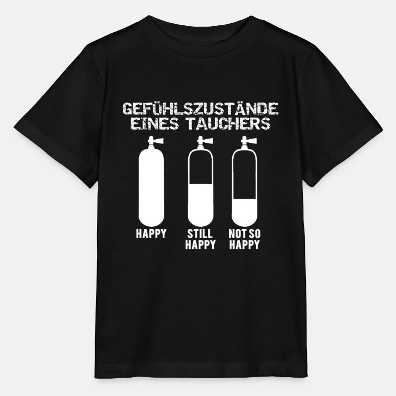 Cooler Taucher Scuba Diver Geschenk Spruch - Stanley/Stella Kinder T-Shirt MINI CREATOR  - Schwarz