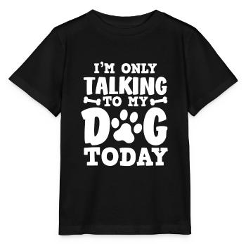 Dog owner, dog lover, dog lover - Stanley/Stella MINI CREATOR Kids’ T-Shirt - black - Front - Mikhail (115cm)