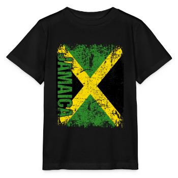 Jamaica - Stanley/Stella Kinder T-Shirt MINI CREATOR  - Schwarz - Vorne - Mikhail (115cm)