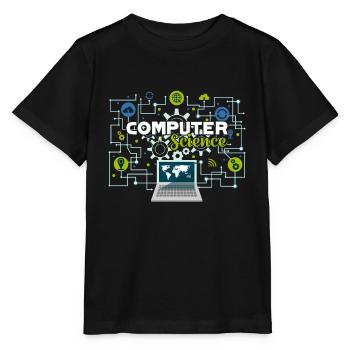 Informatik Stolze Informatik - Stanley/Stella Kinder T-Shirt MINI CREATOR  - Schwarz - Vorne - Mikhail (115cm)