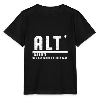 Alto Choir Choir Singer ChoirMaster Choir Singing Gift - Stanley/Stella MINI CREATOR Kids’ T-Shirt - black - Front - Mikhail (115cm)