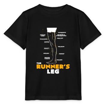 coureur - T-shirt bio MINI CREATOR Stanley/Stella Enfant - noir - Devant - Mikhail (115cm)