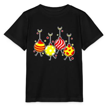 Hässliche Weihnachtspullover Lichter Weihnachten - Stanley/Stella Kinder T-Shirt MINI CREATOR  - Schwarz - Vorne - Mikhail (115cm)