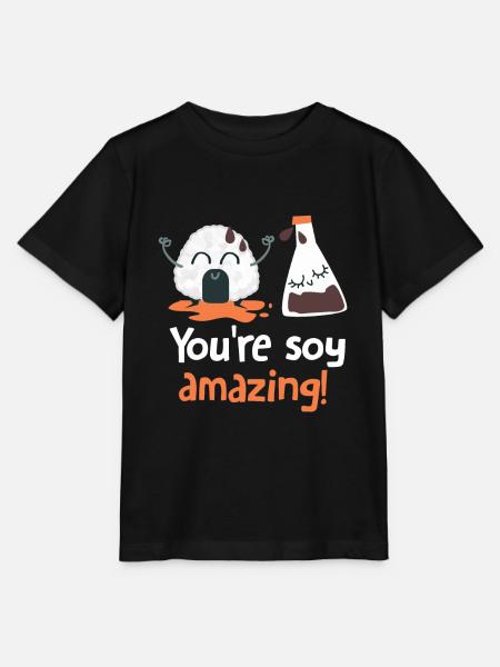 Sushi Soja Geschenkidee - Stanley/Stella Kinder T-Shirt MINI CREATOR - Schwarz