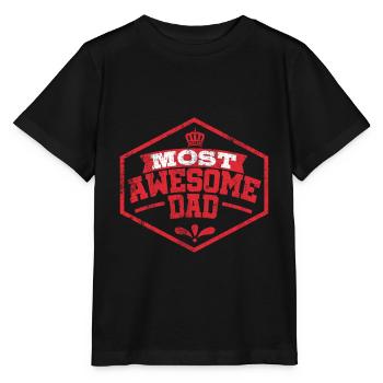 Best papa - Stanley/Stella MINI CREATOR Kids’ T-Shirt - black - Front - Mikhail (115cm)
