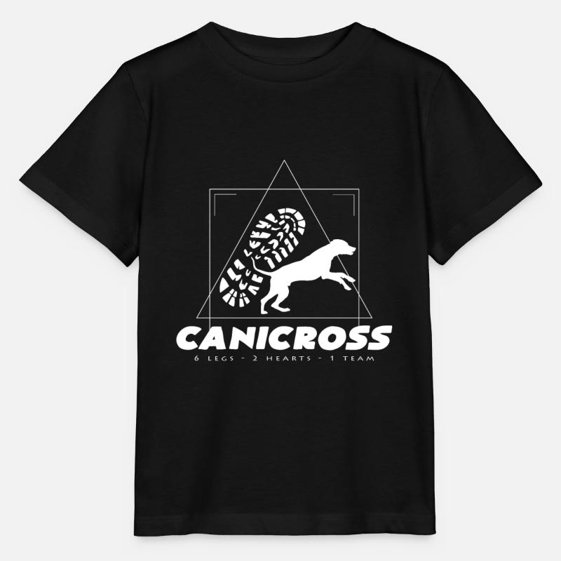 Canicross - T-shirt bio MINI CREATOR Stanley/Stella Enfant - noir