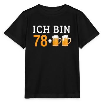 80. Geburtstag - Stanley/Stella Kinder T-Shirt MINI CREATOR  - Schwarz - Vorne - Mikhail (115cm)