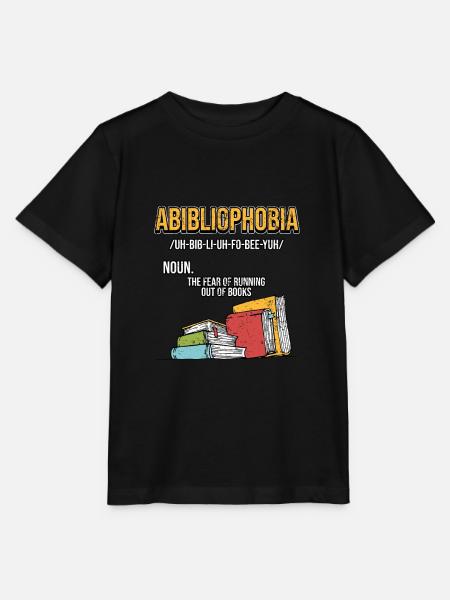 Libreria Bookworm Funny Nerd Geek Bookworm - Maglietta per bambini MINI CREATOR di Stanley/Stella - nero