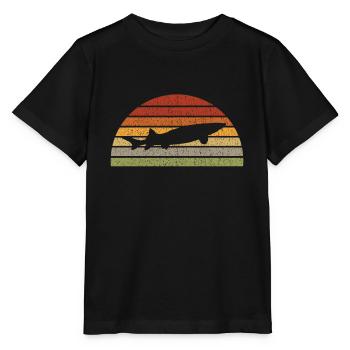 Funny Fishing White Sturgeon Freshwater Fish Gift - Stanley/Stella MINI CREATOR Kids’ T-Shirt - black - Front - Mikhail (115cm)