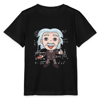 Lustiges Physiker & Wissenschaftler Geschenk - Stanley/Stella Kinder T-Shirt MINI CREATOR  - Schwarz - Vorne - Mikhail (115cm)