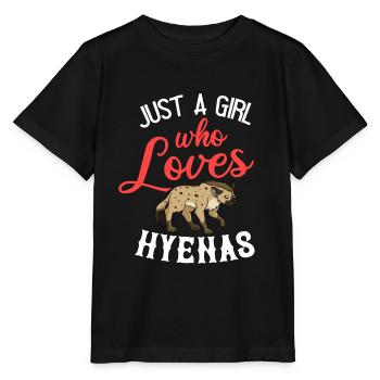 Hyène asie afrique hyènes hyène hyène hyène - T-shirt bio MINI CREATOR Stanley/Stella Enfant - noir - Devant - Mikhail (115cm)
