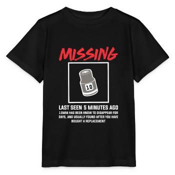 Funny mechanic 10mm socket mechanical engineering - Stanley/Stella MINI CREATOR Kids’ T-Shirt - black - Front - Mikhail (115cm)